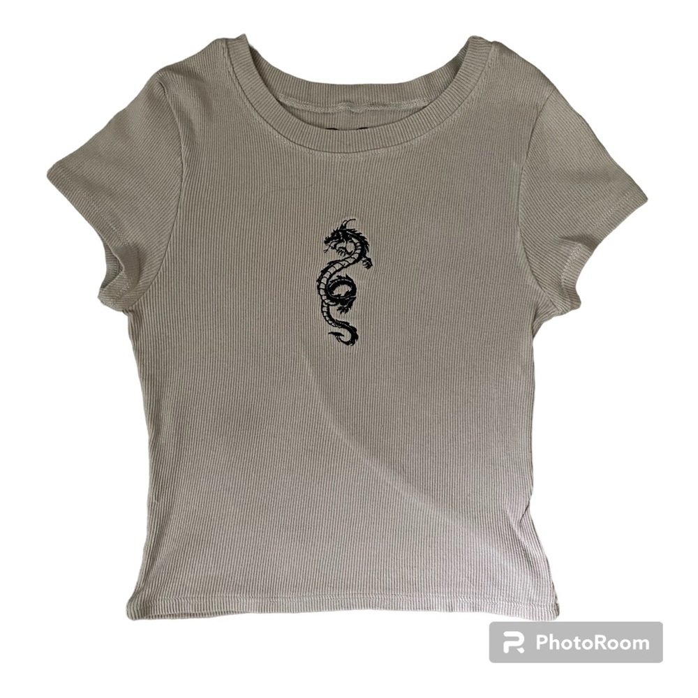 Ribbed baby tee